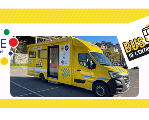 Photo du Bus de l'entrepreneuriat de la MIFE Loire Sud