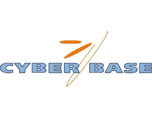 Affiche avec le logo de la Cyberbase