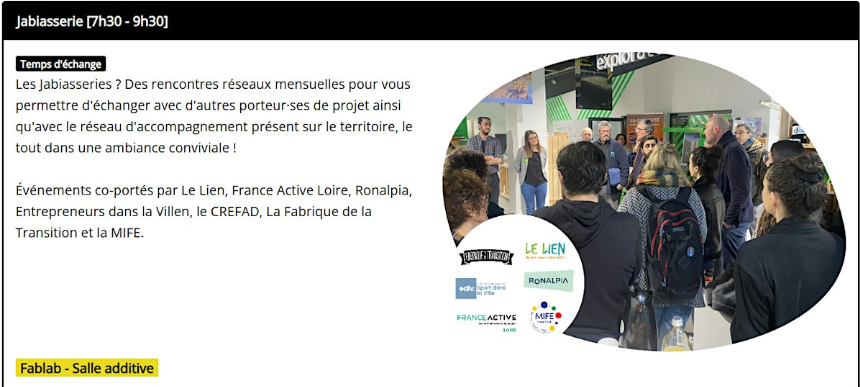 Affiche pour la Jabiasserie du 06/11/2026