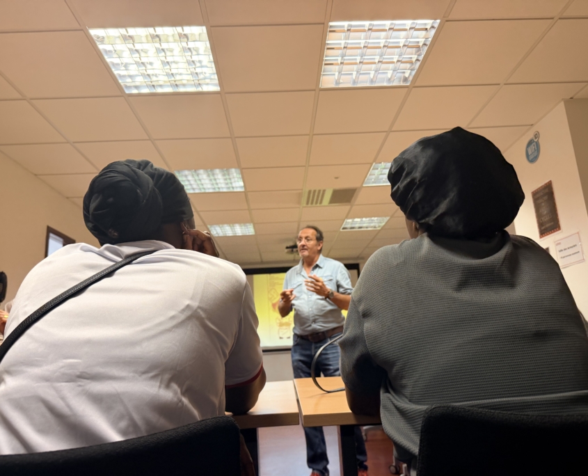 Photo de l'atelier avec SOS Racisme